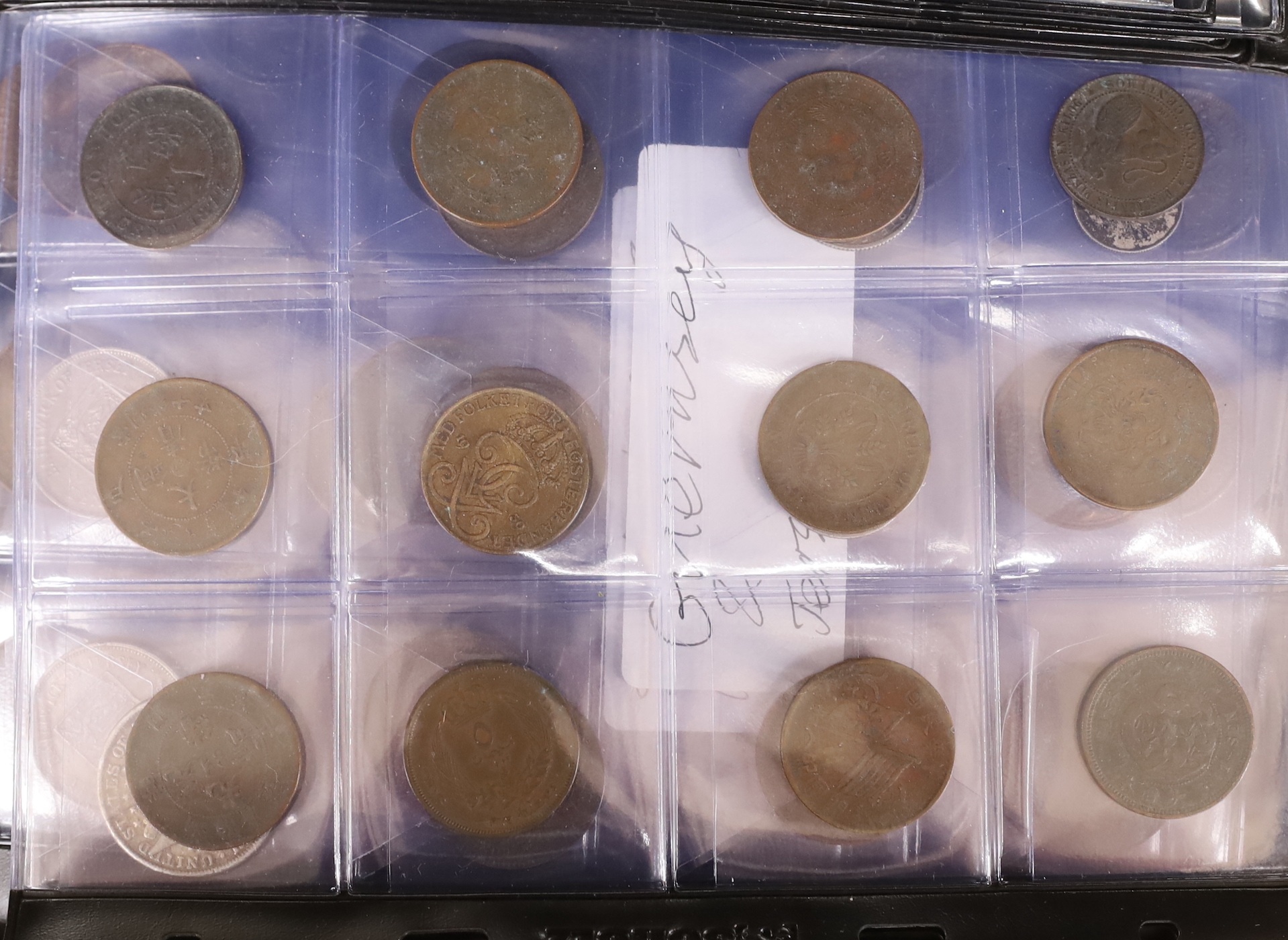 A collection of British Commonwealth and World coins together with 19th/20th century banknotes including China